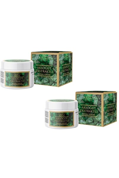 Ukko Cosmetics Aksöğüt Kremi Orijinal Bandrollü Aksöğüt Ekstraktlı Masaj Kremi 2 Adet 100 Ml