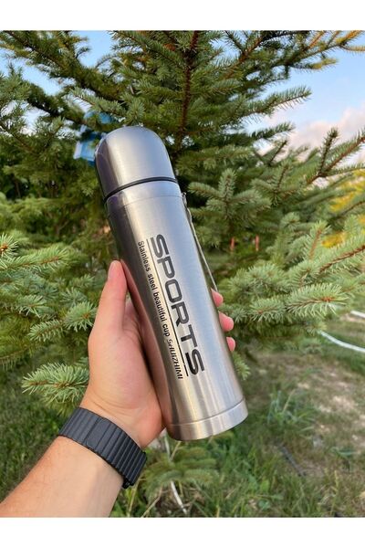 Genel Markalar 500 Ml Çift Katmanlı Askılı Çelik Renkli Inox Termos 12 Saat S...