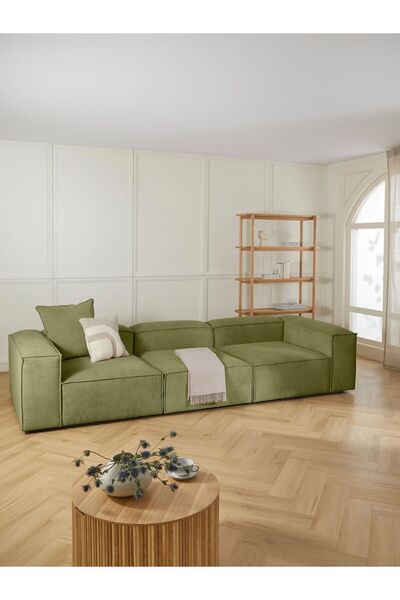 S Home Design Concept Frida 3 Modül Modüler Mini Köşe Koltuk / Üçlü Kanepe