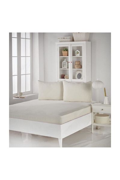 Karna Home طقم ملاية أزاليا قطن ممشط مطاطي مزدوج 160x200 سم