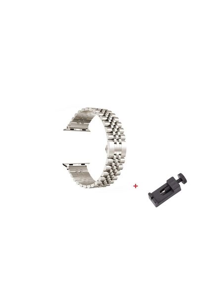 PSGT Apple Watch uyumlu 49-45-44-42mm Rolex Metal Kordon