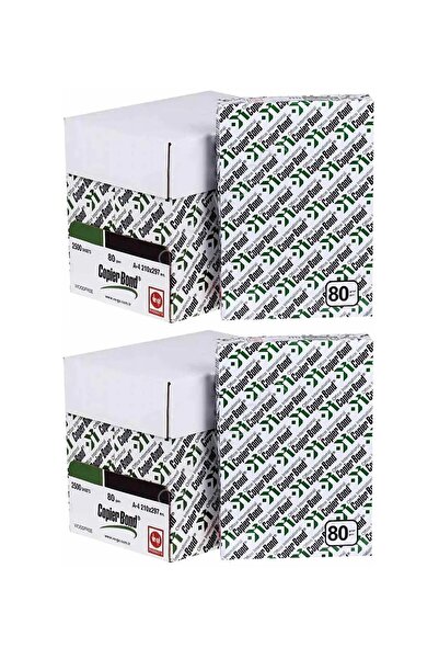 Copier bond Ve-ge Copier Bond A4 80 G/m² 5.000 Ad. Fotokopi Kağıdı (10'lu Paket)