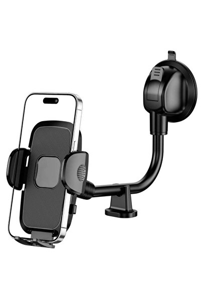 Buffer ® Ayarlanabilir Vakum Kilitli Cam Ve Torpidoya Takılabilen Telefon Tutucu