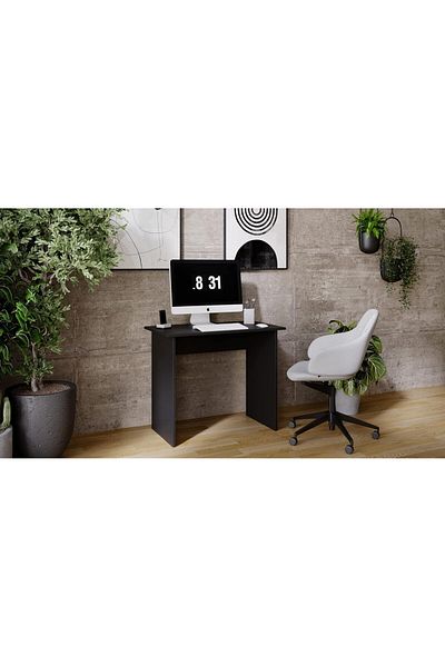 Modern home Simple & Modern Black Desk 80cm