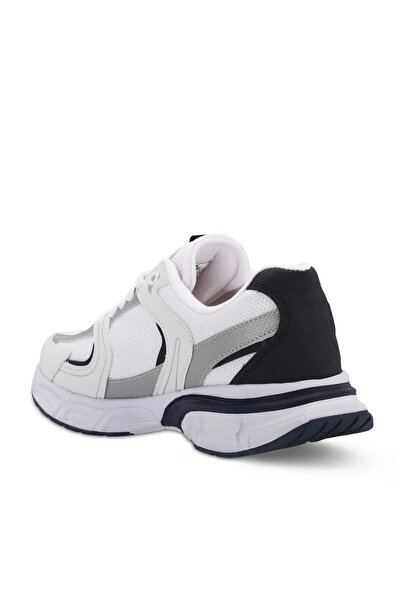 Slazenger Unisex Kışlık Su Geçirmez Kaydırmaz  Taban Hafif Rahat Ortopedik Deri Beyaz Tarz Spor Ayakkabı