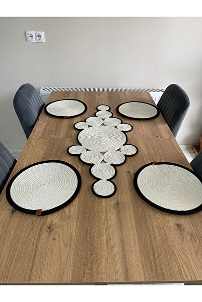 Genel Markalar 6'lı Hasır Jüt Supla Takımı,ekmeklik, Runner ,amerikan Servis,...