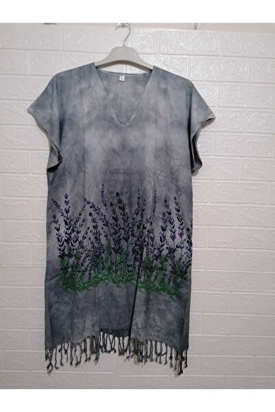 anne moda ankara 100% бавовняний легкий парео з рукавами - ЛІТНІЙ