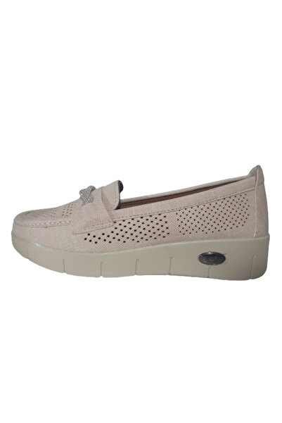 Ayzen Крем-кольорові 4-точковий ланцюговий ортопедичні балетки - Повсякденний стильний дизайн ayznn57-00