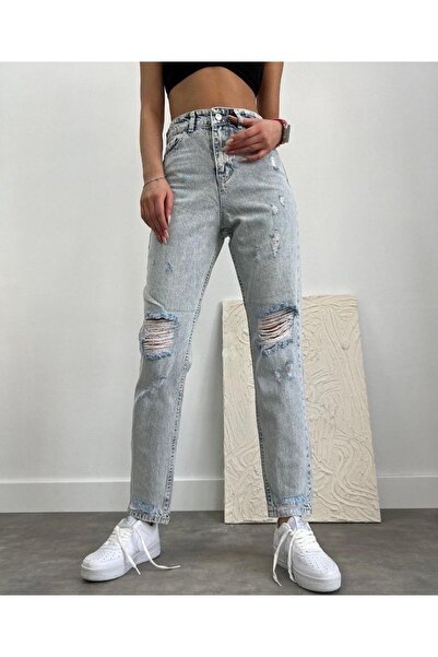 jean shop Lazer Kesim Mom Jean