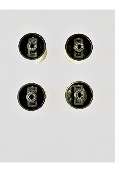 Universal Arçelik Setüstü Ankastre Ocak Düğmesi Siyah Düğme Takimi Seti