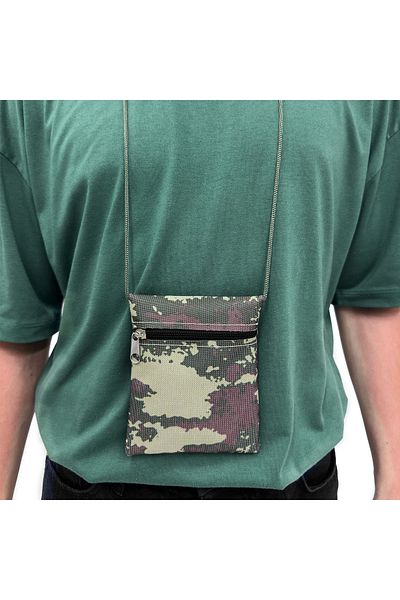 Forzacase 14 Cm Soldier Wallet - Single PoCket, Zipper and Drawstring NeCk Hanging - FC614