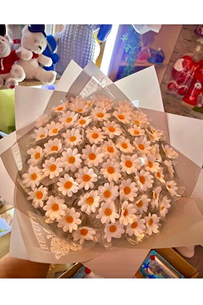 Dizayn Solmayan Papatya Buketi Ömürlük Hediye