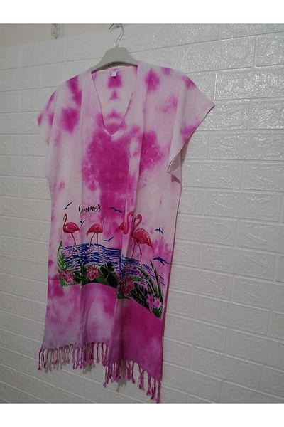 anne moda ankara 100% Cotton Lightweight Sleeve Wearable Pareo - Summer