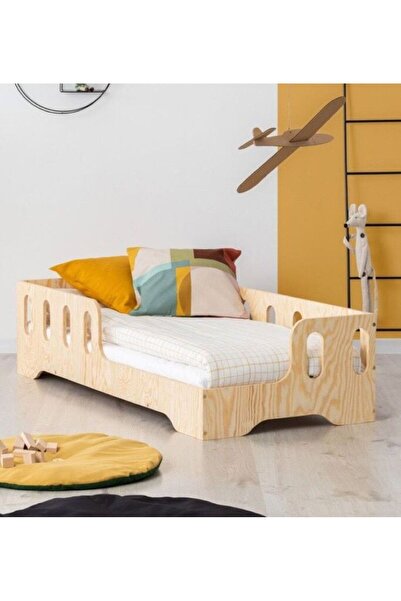 MFG AHŞAP Montessori Çocuk Yatağı Çocuk Karyolası 4 90x190