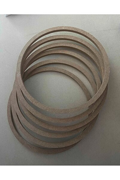 BOHEM Yuvarlak Kasnak 34cm 3 Adet & Makrome Çember, Mdf Düş Kapanı, Makrome H...