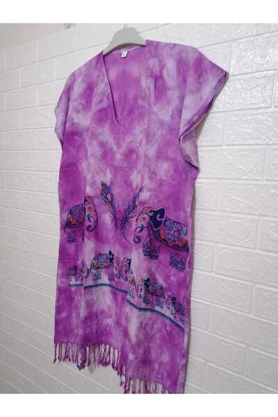 anne moda ankara 100% бавовняний легкий парео з рукавами - ЛІТНІЙ