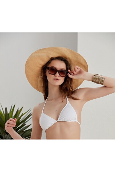 sayina Boyundan Bağlamalı Üçgen Bikini üstü