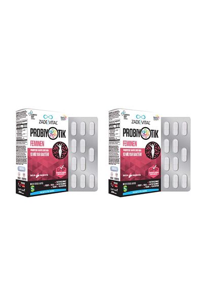 Zade Vital Probiotic Feminen 30 Capsules 2-Pack
