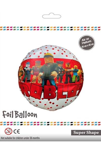 BEY AMBALAJ بالون روبلوكس احمر - 45x45 سم