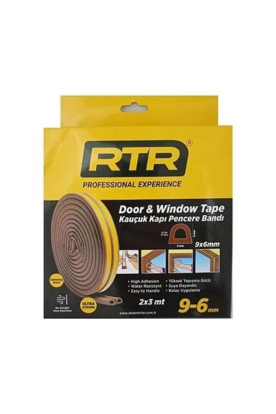 Rtrmax Rtr Door Window Insulation Tape 6 Mt (2*3m)- Brown