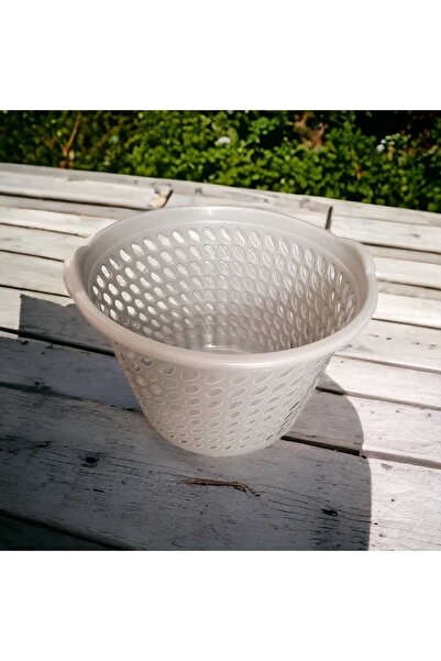 ÇEÇEN HOME Yuvarlak Çamaşır Sepeti Selesi Yuvarlak Desenli