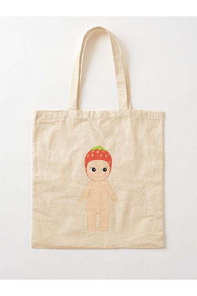 w house Gusseted Cloth Shoulder Bag 14443 - Sonny Angel Strawberry Baby
