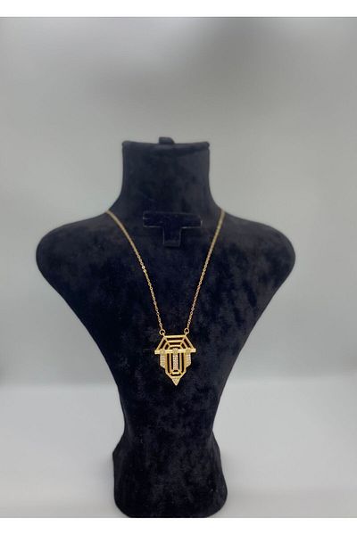 BELİNDA Serenay Steel Knight Necklace Design