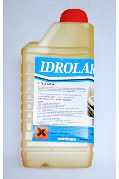 İtalyan ATAS Idrolak 1000ml Hızlı Cila Konsantre (1:8)yıkama Sonrası Islak Ku...