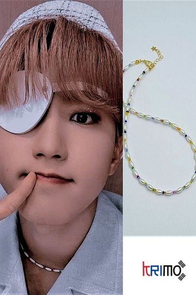 KRIMO Kpop Straykids Han Jisung Pearl Necklace
