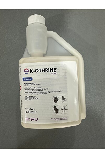 envu K-othrine Sc50 500 ml Yeni Ambalaj Haşere ilacı, Hamamböceği,Kene, Bit, ...
