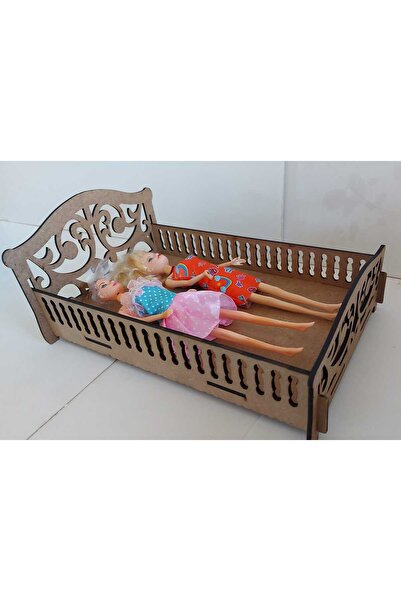 ERFA TASARIM Ahşap Oyuncak Bebek Beşiği - Aktivite Oyuncağı
