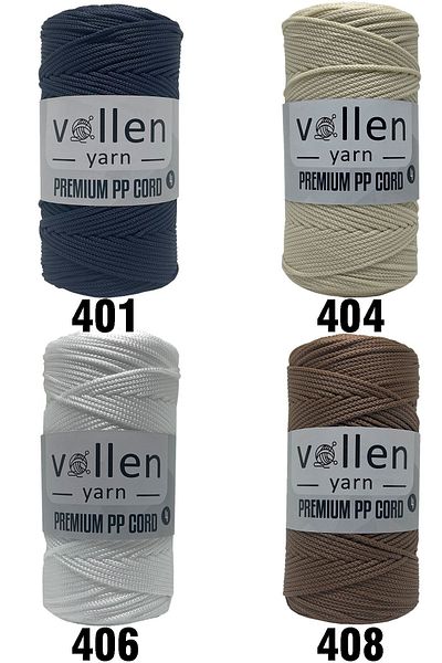 vollen yarn Πολυεστερική Πρώτης Ποιότητας Μακραμέ Σπάγκος Σετ 2 2mm, Μακραμέ Σπάγκος, μακραμέ, σουπλά, σπάγκος τσάντας, μωβ μπλε, 400γρ, 460μτ