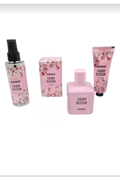 Angie Cherry Blossom EDP 3'lü Parfüm Seti