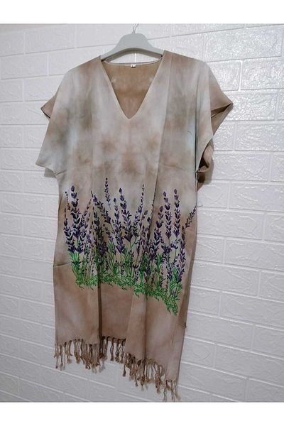 anne moda ankara 100% βαμβακερό ελαφρύ μανίκι φορεμένο Pareo - ΚΑΛΟΚΑΙΡΙΝΟ