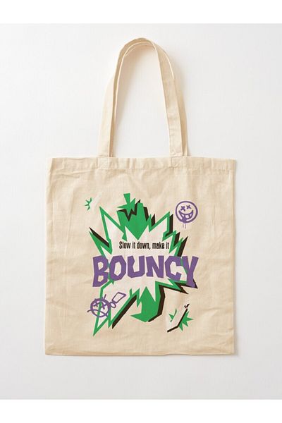 w house Gusseted Cloth Shoulder Bag 02210 - ATEEZ bouncy (outlaw)