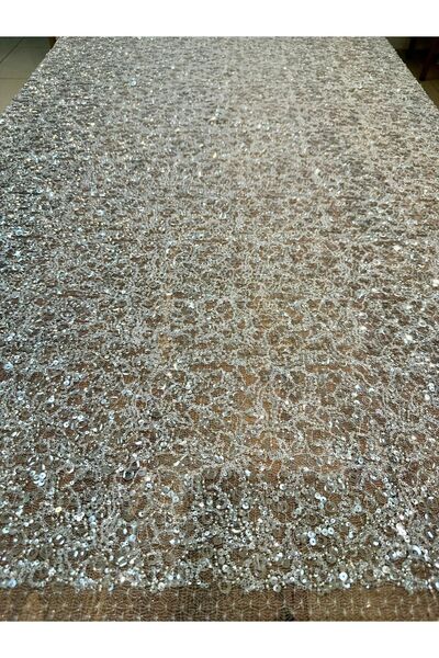 Metroteks Tekstil METROTEKS TEKSTİL İŞLEMELİ GELİNLİK DANTEL KUMAŞ ML0119