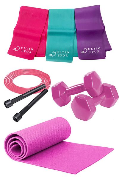 ULTIO Fit Pilates Set Quality Material 4 Pieces