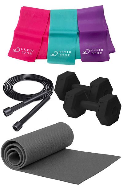 ULTIO Fit Pilates Set Quality Material 4 Pieces
