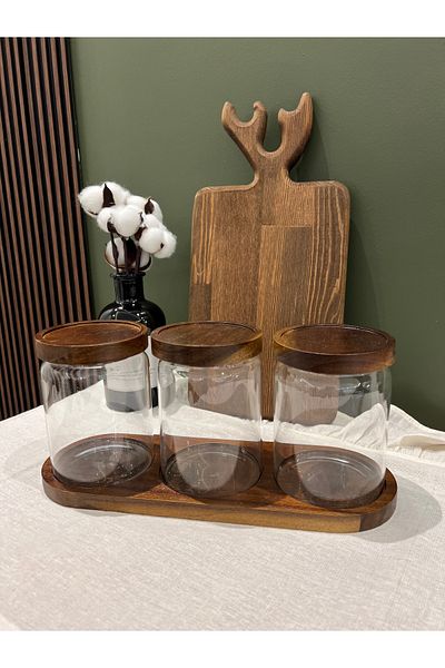 may home design Wooden Spice Rack with Triple Stand / 3-Piece Spice Rack
