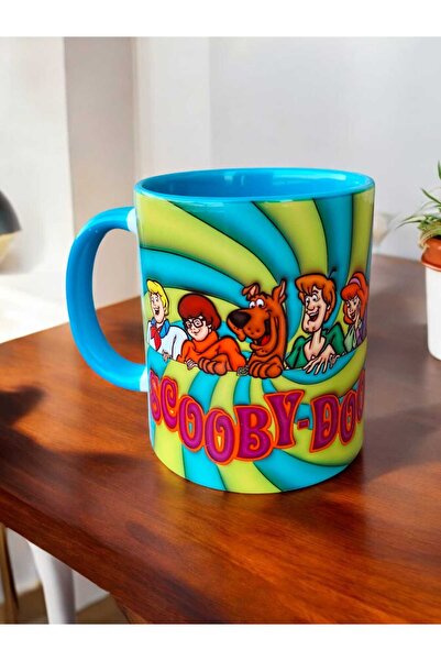 mug shop كوب بتصميم سكوبي دو - لون القهوة والشاي، هدية لصديقك، كوب زجاجي