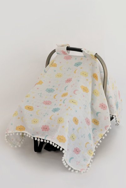 FG Store %100 Pamuk Muslin Kumaş Anakucağı Puset Örtüsü