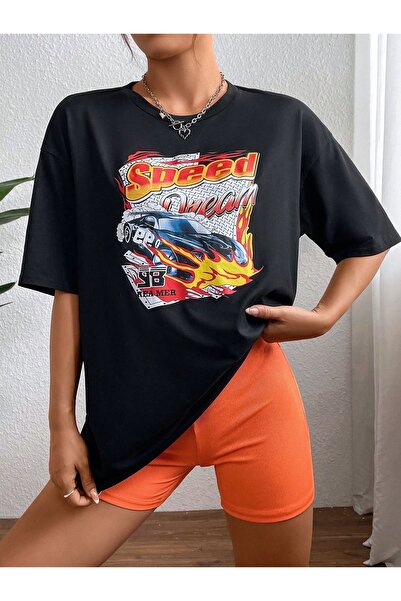 Jose Clothing Μπλουζάκι Oversize με στάμπα από οργανικό βαμβάκι