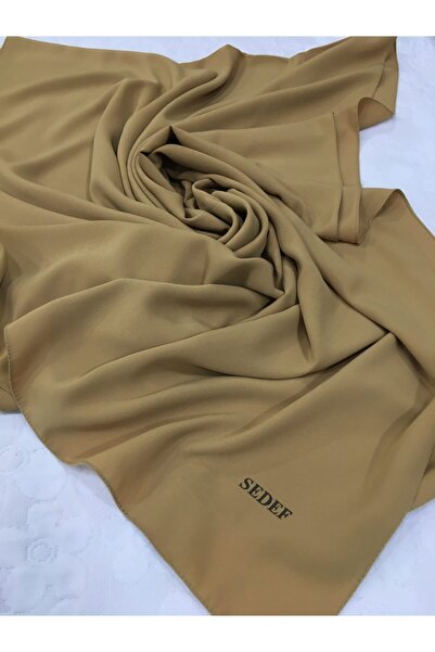 Sedef Medine Ipeği Şal,hardal,70x200