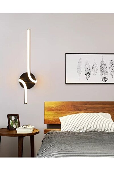 Ömür Avize Mest Siyah Ledli Aplik