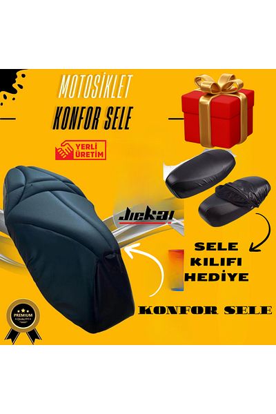 JİEKAİ Honda Pcx Comfort Saddle and Cover Gift Full Mold Anti-Sweat Anti-Slip