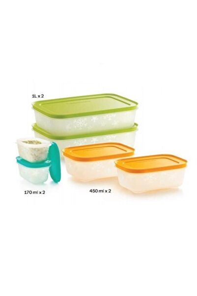 Tupperware ALASKA Starter Set 2x1lt 2x450ml 2x170ml Deep Freezer Alaska Starter Set