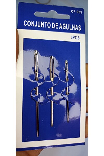 Tuhafiş Büyük boy etamin iğnesi nakış etamin kazak triko dikiş için