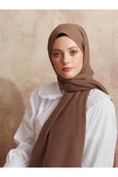 Sedef Cazz Brown Shawl - 70x200 Model