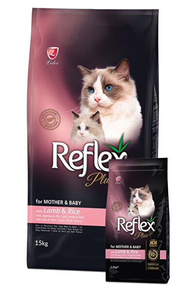 Reflex Plus 1.5 kg Kuzulu Pirinçli Mother&baby Kedi Maması