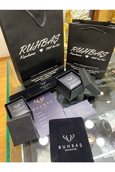 RUHBAŞ PIRLANTA 14 Ayar Altın E Harfİ Kolye Ucu